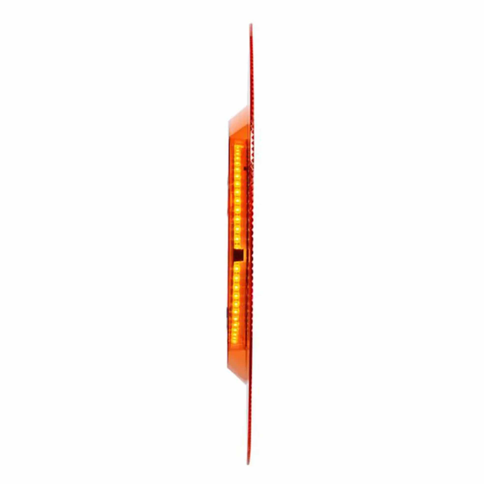 laufen kartell 780 all saints round led bathroom mirror tangerine orange