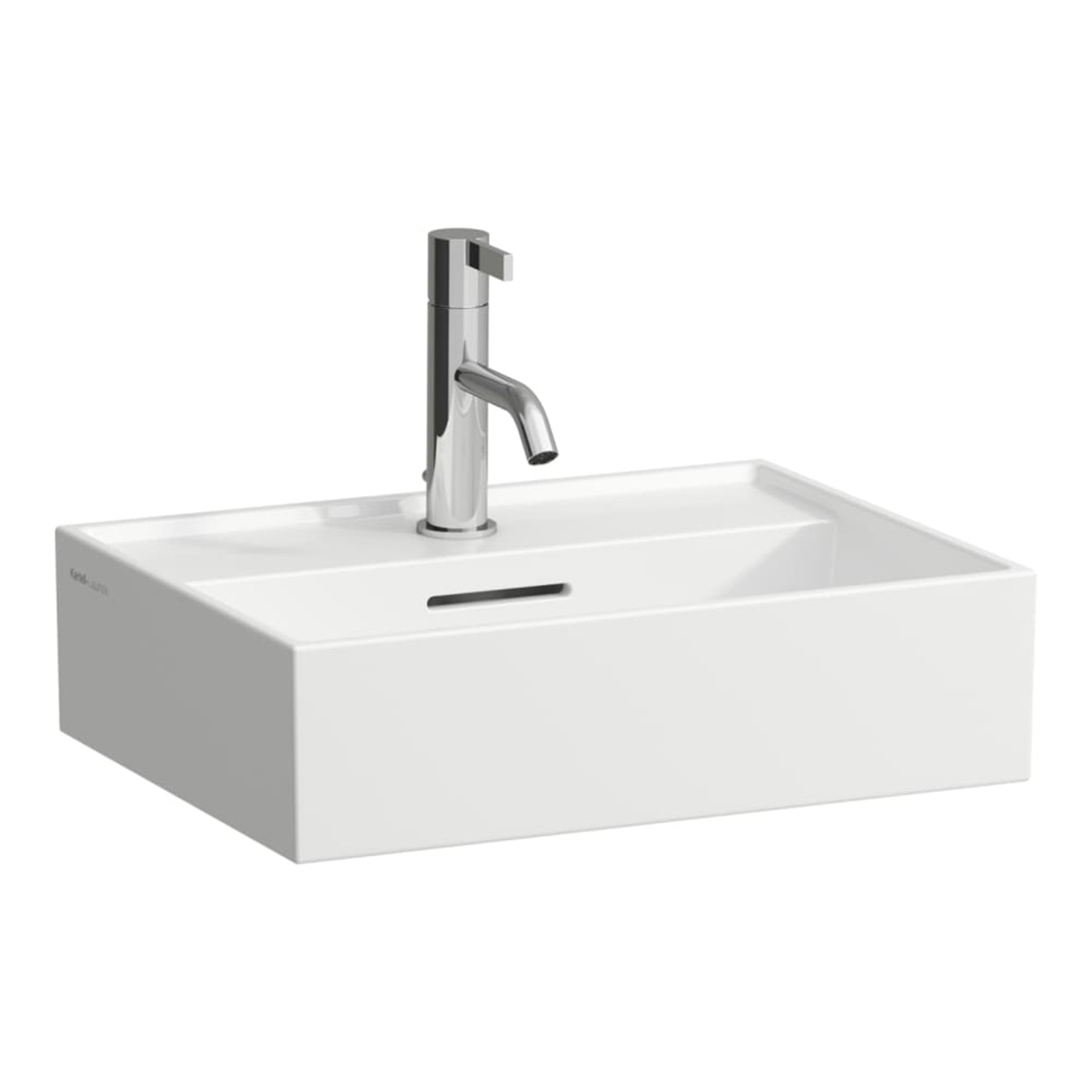 laufen kartell wall mounted washbasin 450x340 gloss white