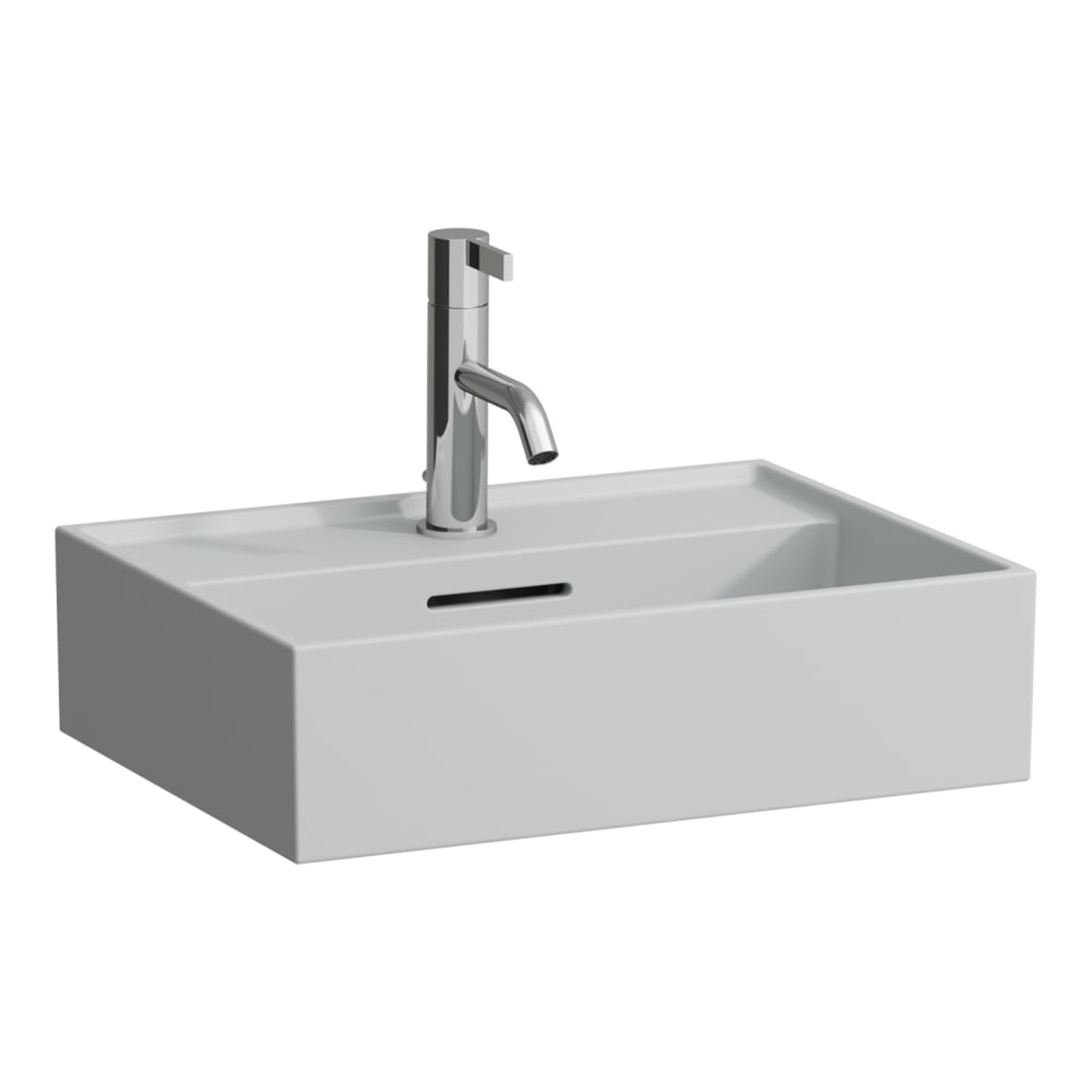 laufen kartell wall mounted washbasin 450x340 matt grey