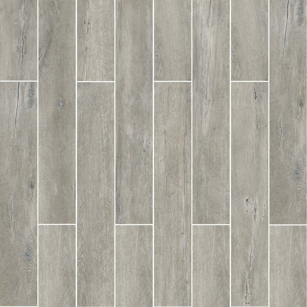 LENK Smoke Wood-Effect Porcelain Tile 20x120cm Matt | Deluxe Bathrooms ...