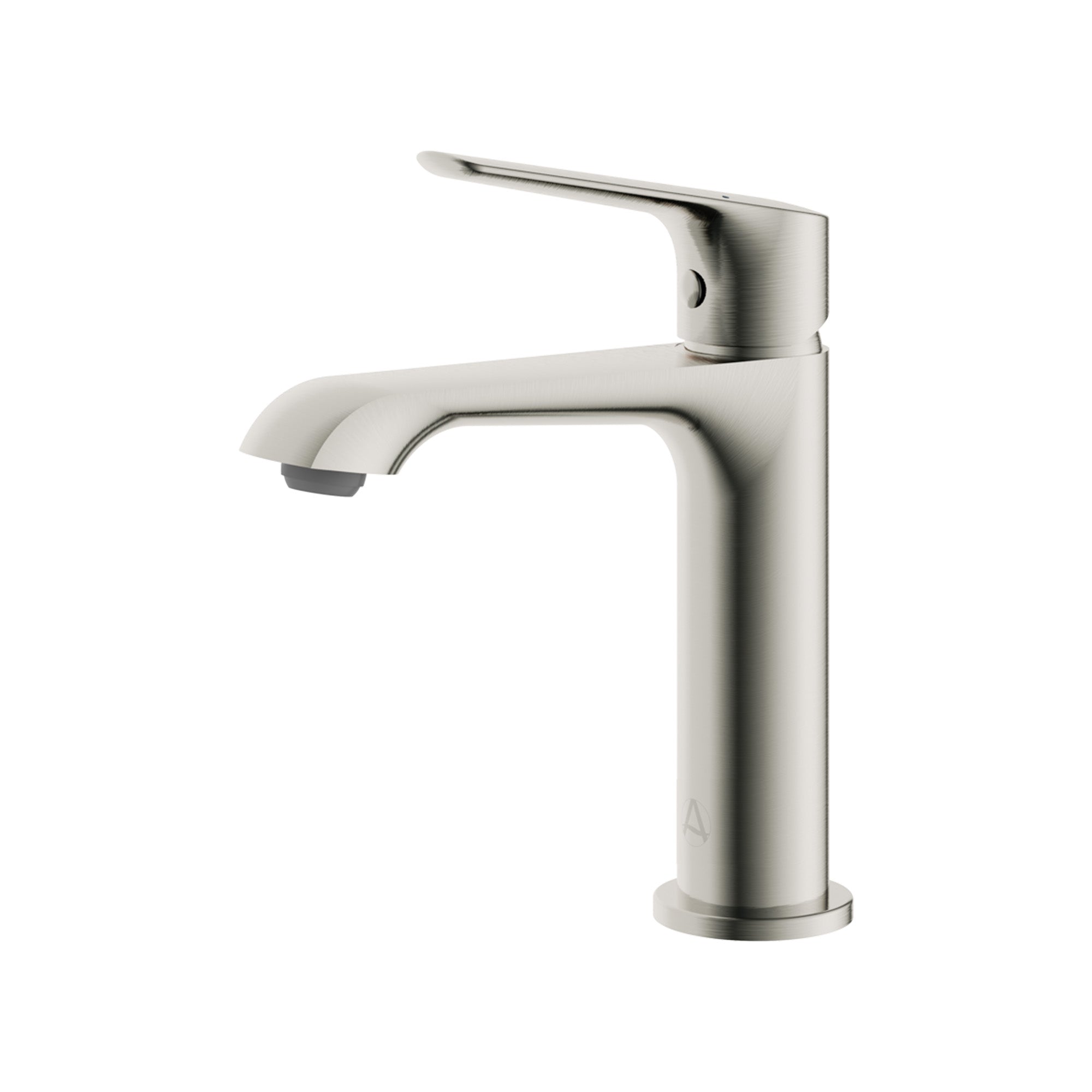 lucca basin mixer mono brushed nickel