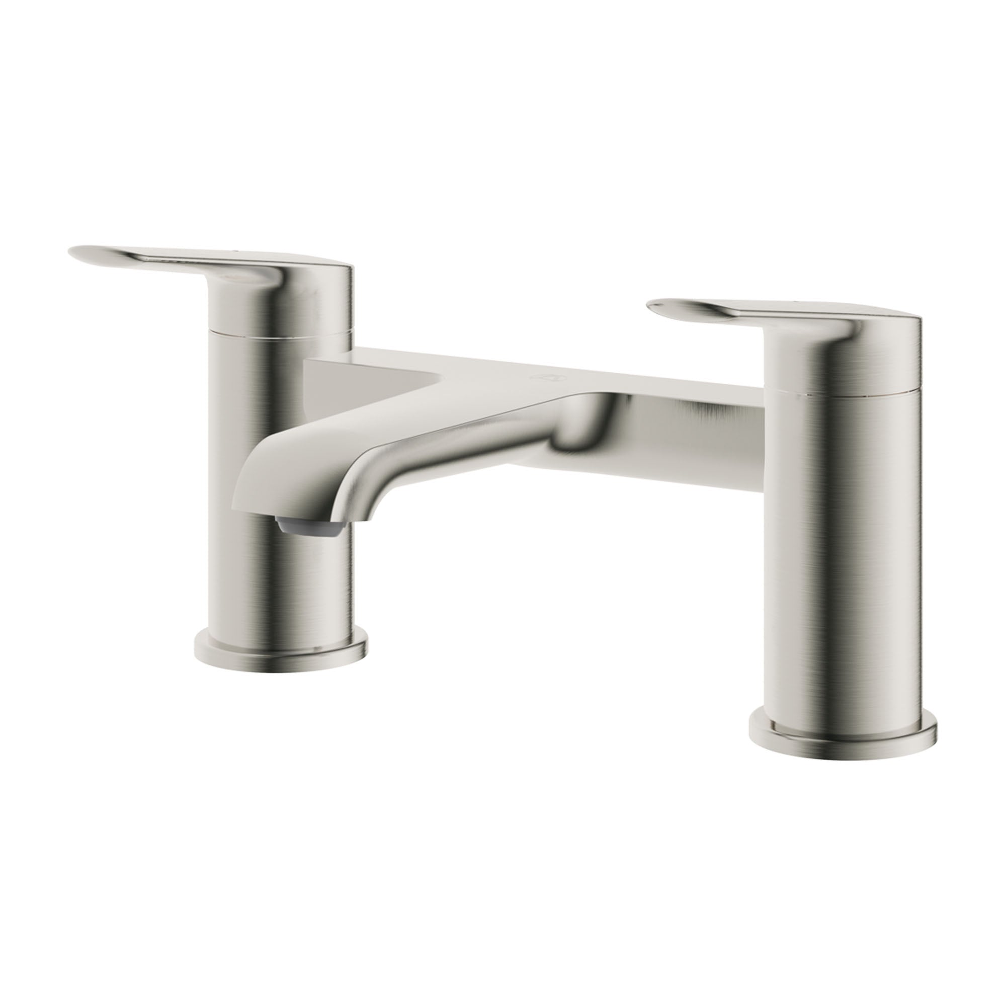 lucca deck mounted bath filler brushed nickel