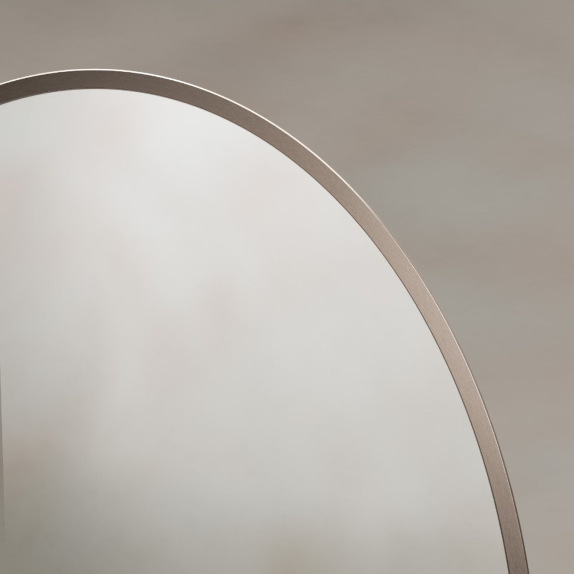 Marina Oval Bathroom Mirror Brushed Bronze