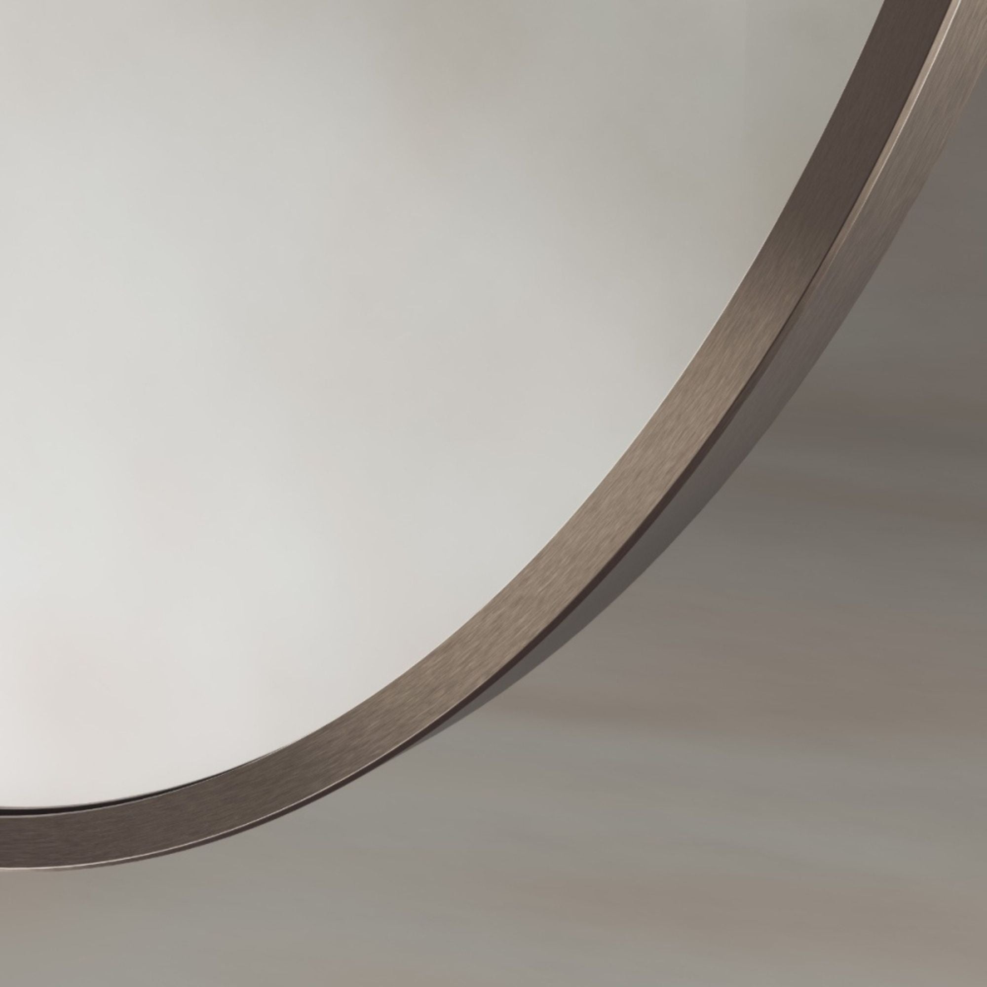 Marina Oval Bathroom Mirror Brushed Bronze