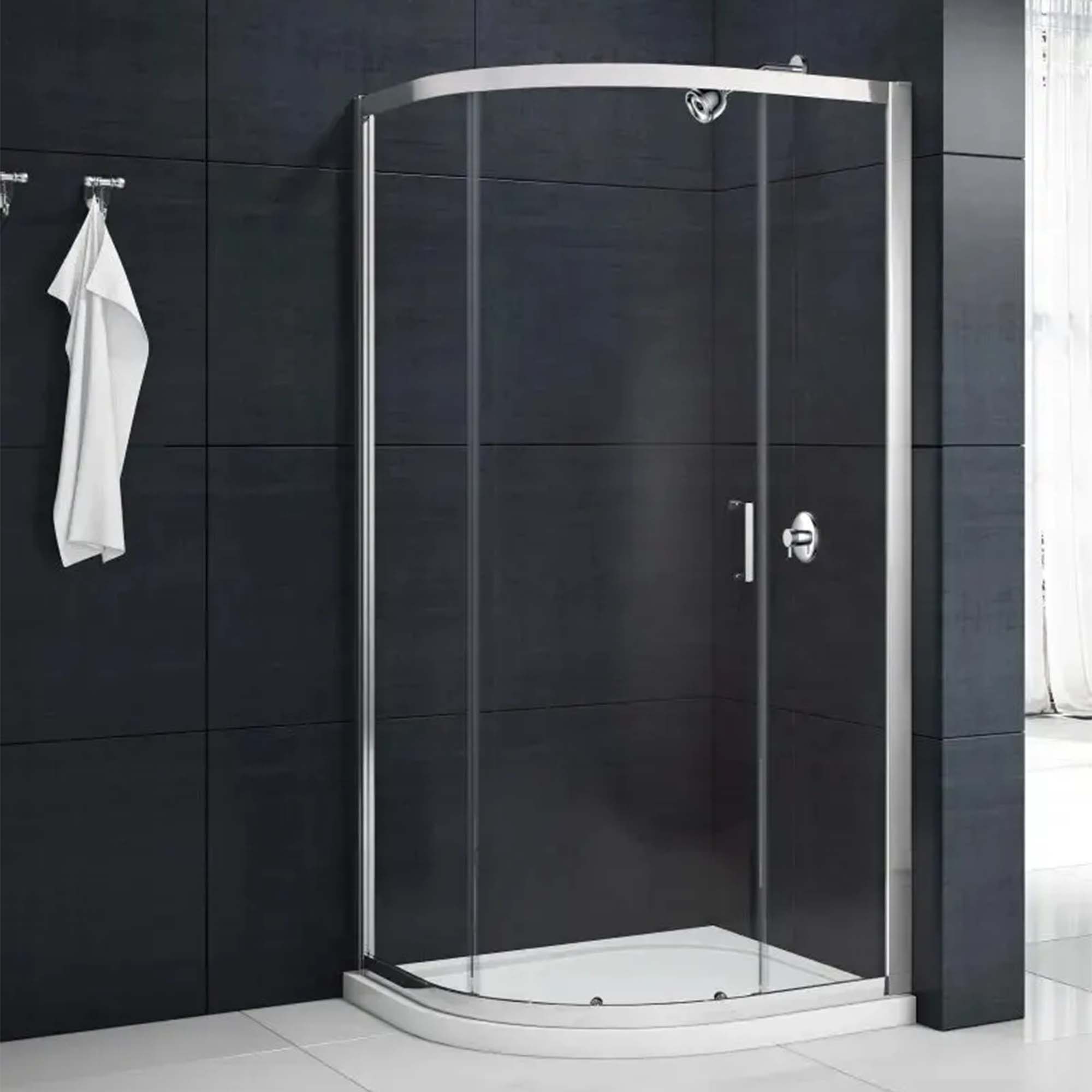 merlyn mbox quadrant sliding shower door chrome