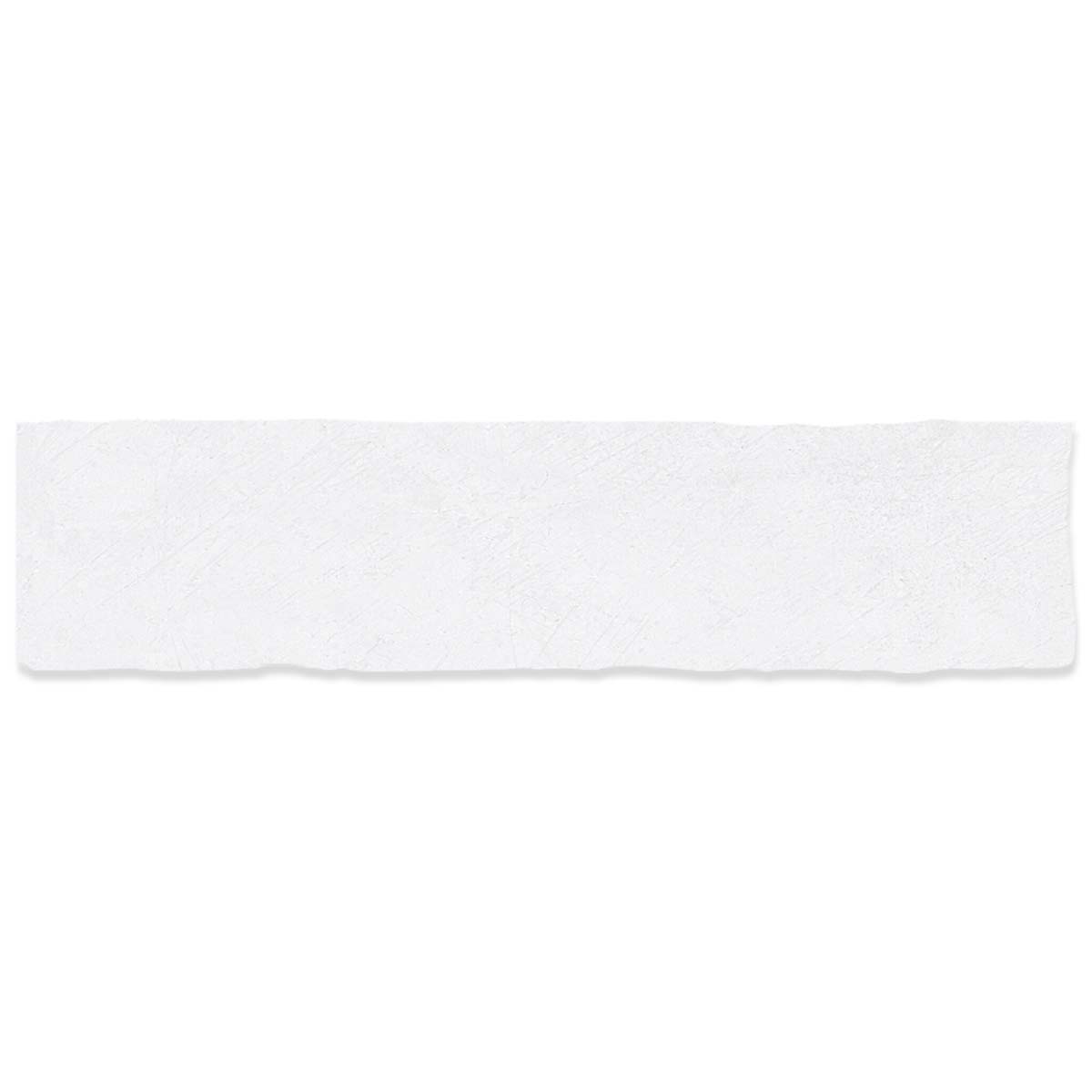 rabat white wall porcelain tile 6x25cm matt
