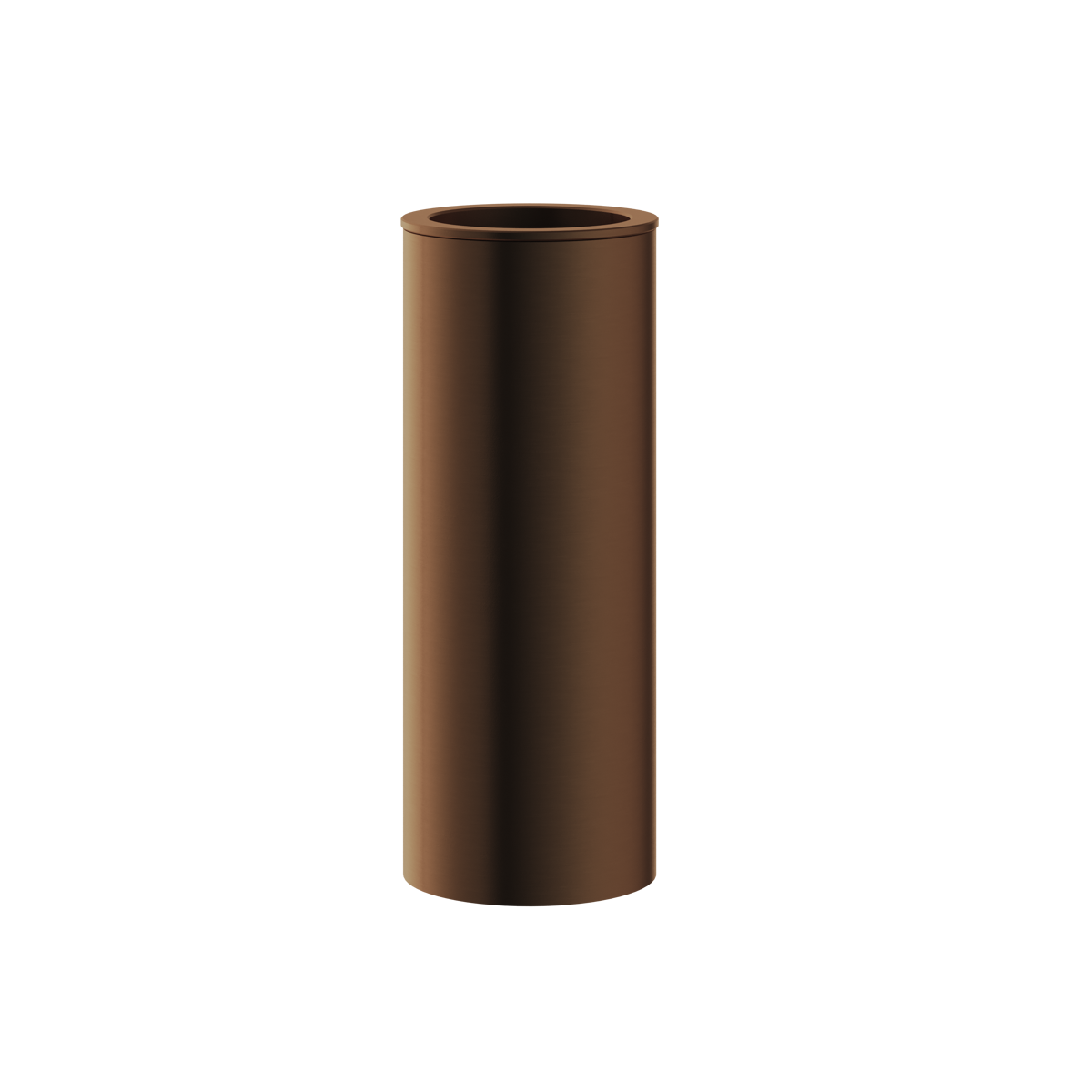 The Rensa freestanding thumbler in brushed bronze, supplied by Deluxe Bathrooms.