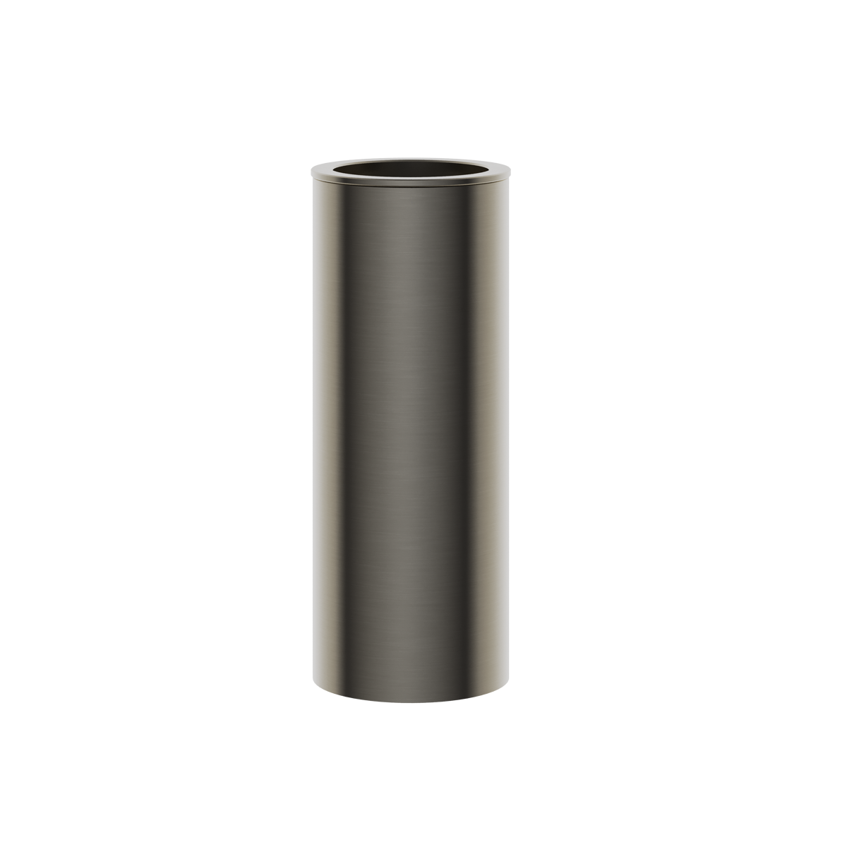 The Rensa freestanding thumbler in gunmetal grey, supplied by Deluxe Bathrooms.