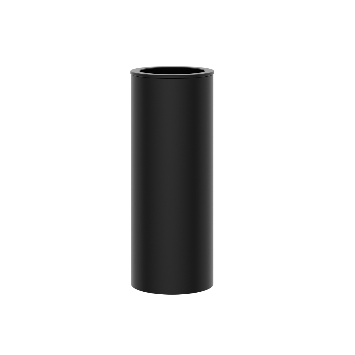 The Rensa freestanding thumbler in matt black, supplied by Deluxe Bathrooms.