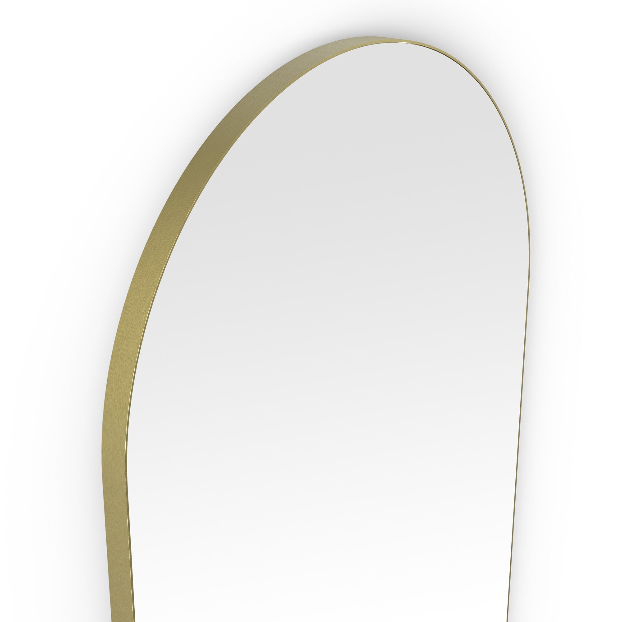 shore arch bathroom mirror 50x100 brushed brass