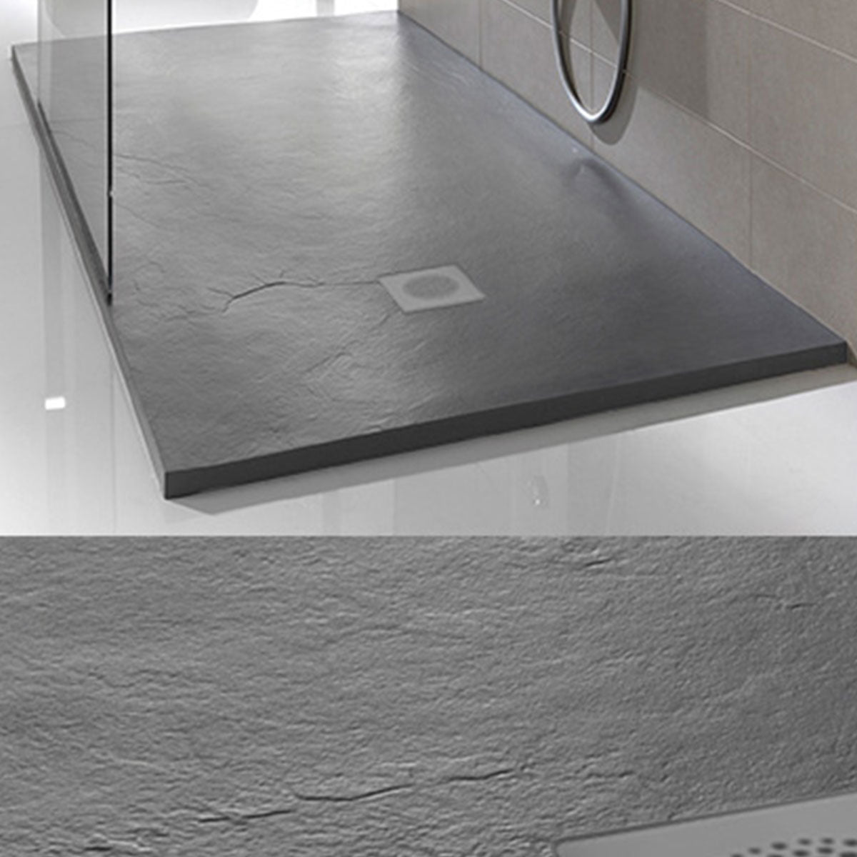 SolidSoft Flexible Soft Shower Tray - Rectangular
