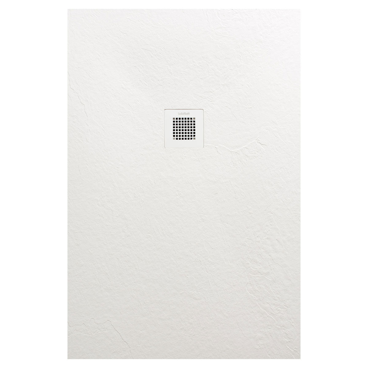 SolidSoft Flexible Soft Shower Tray Rectangular White