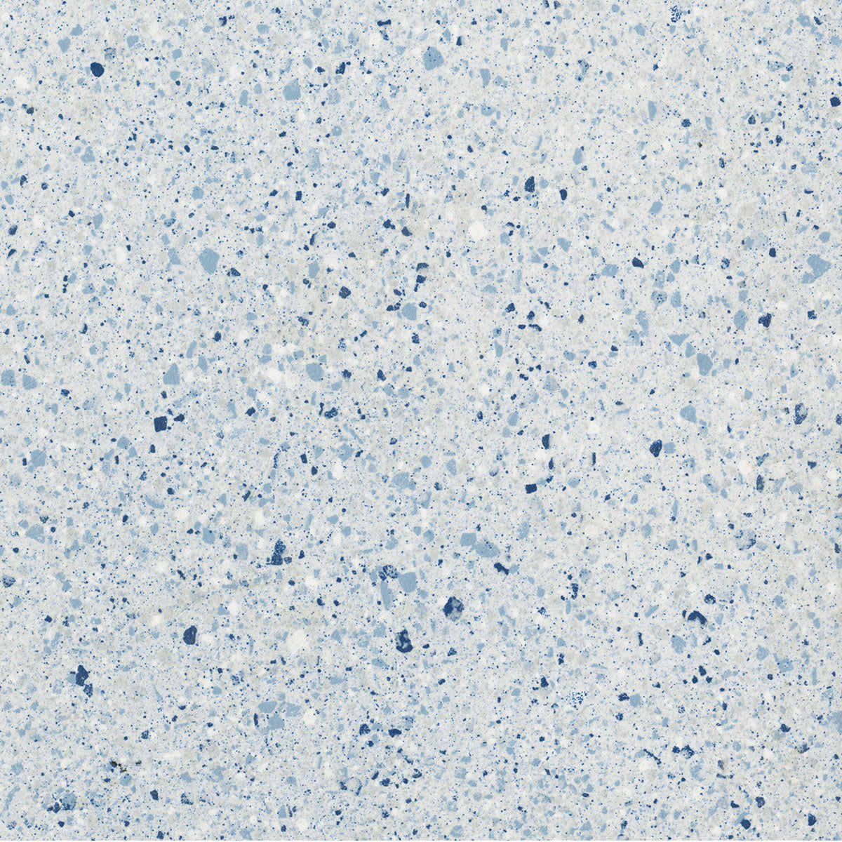 Terrazzo Lux Blue Full-Bodied Porcelain Tile Matt 60 x 60cm