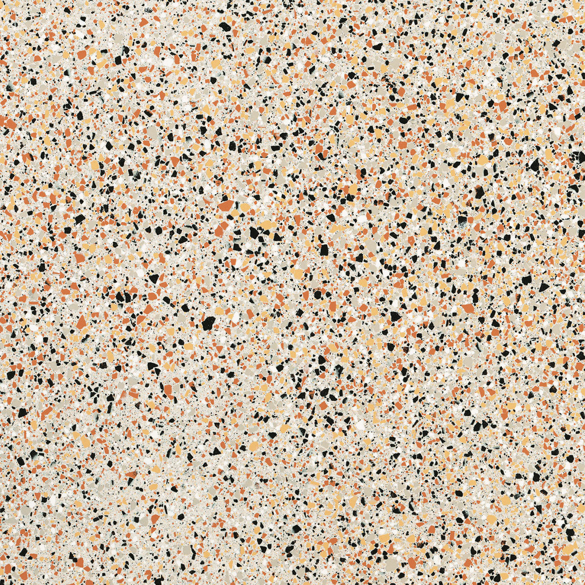 Terrazzo Lux Ivory Full-Bodied Porcelain Tile Matt 60 x 60cm