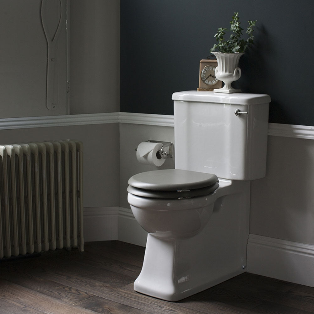 Arcade Full Back To Wall Close Coupled Traditional Toilet Deluxe Bathrooms UK