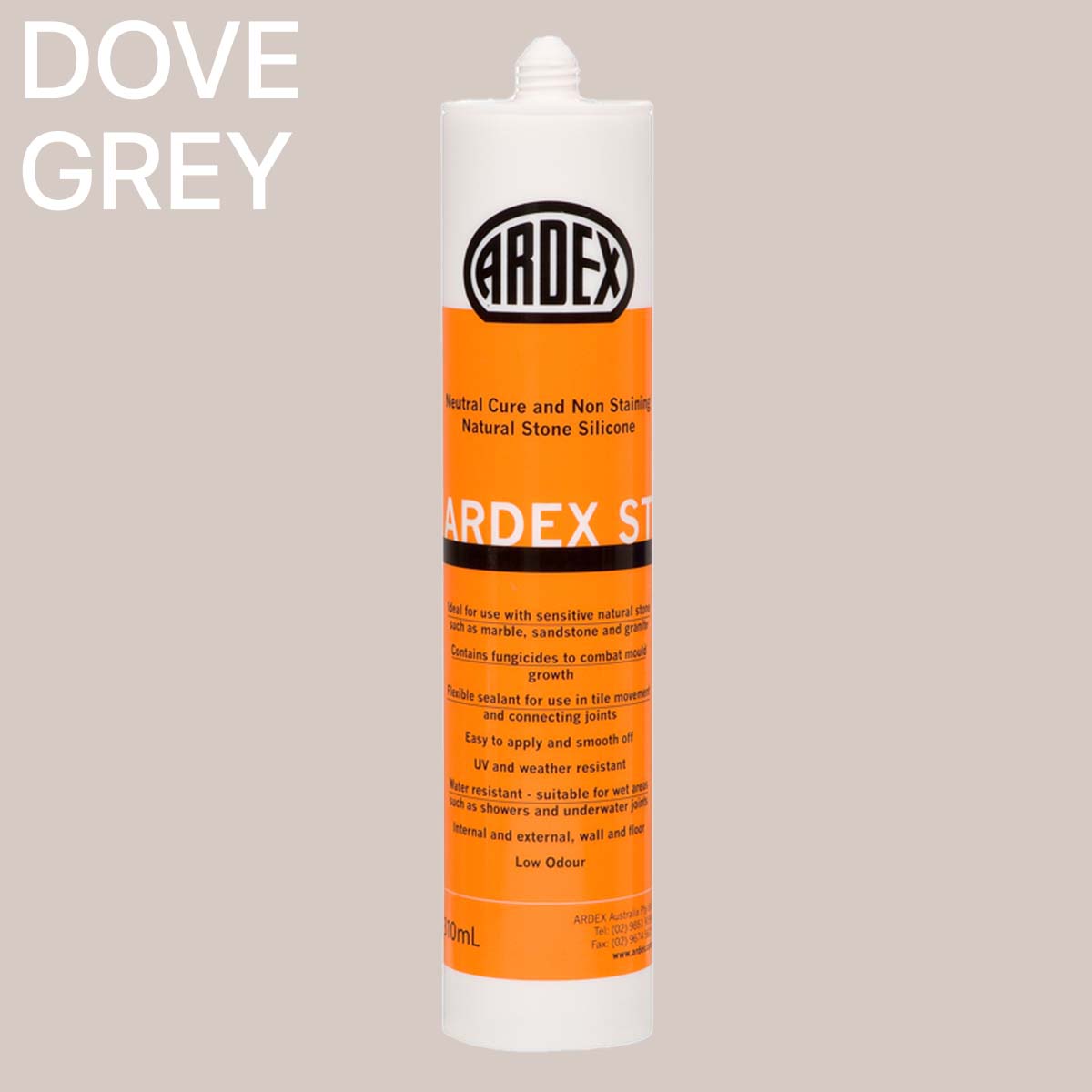 Ardex ST Silicone Sealant Colours