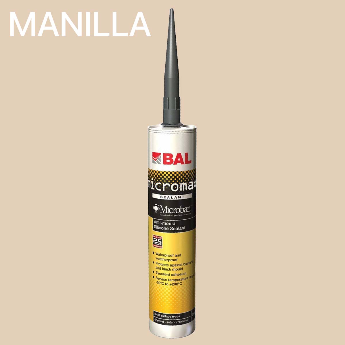 BAL Micromax Sealant 310ml manilla