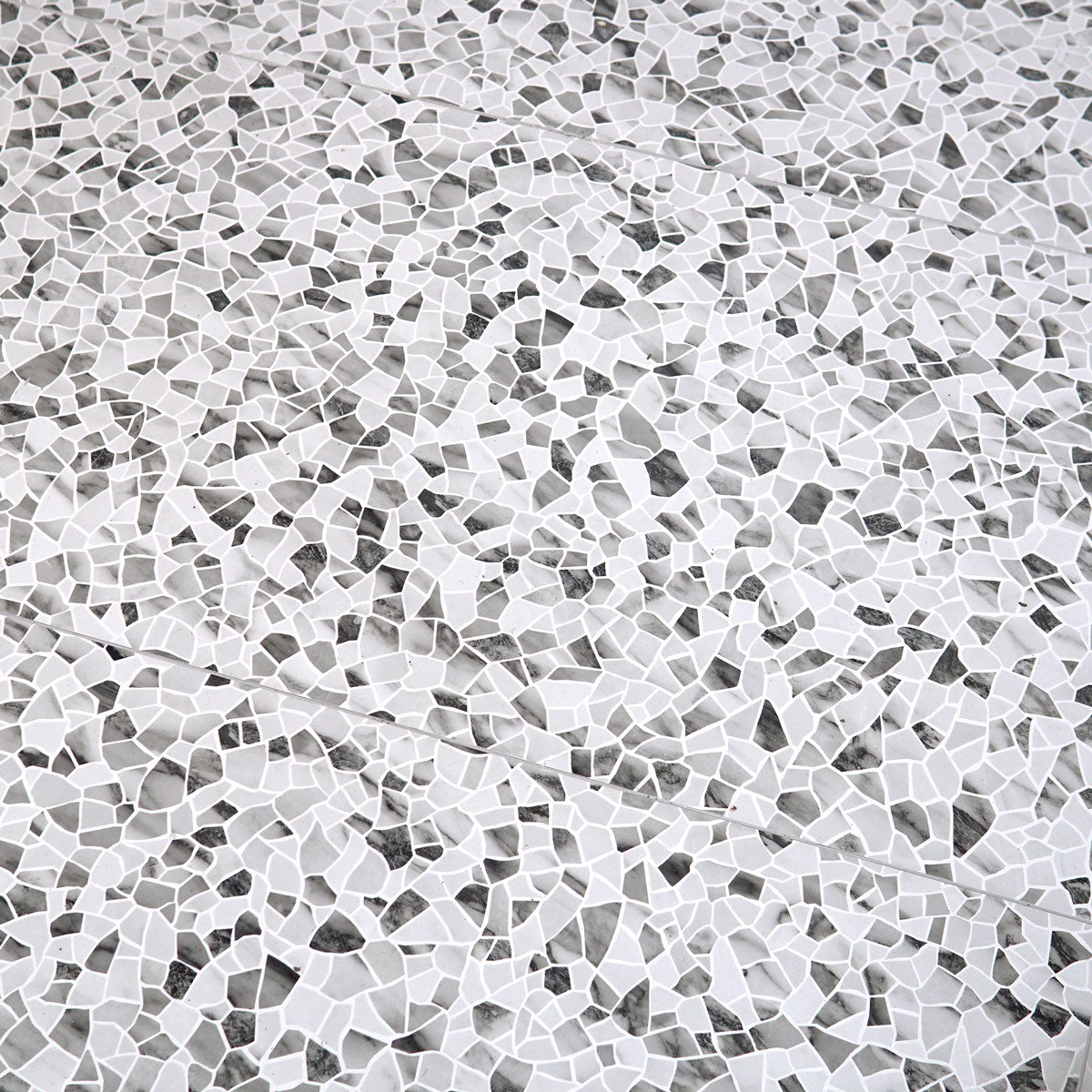 Calacatta Macchia Vecchia Terrazzo Effect Porcelain Tile 60x120cm Gloss