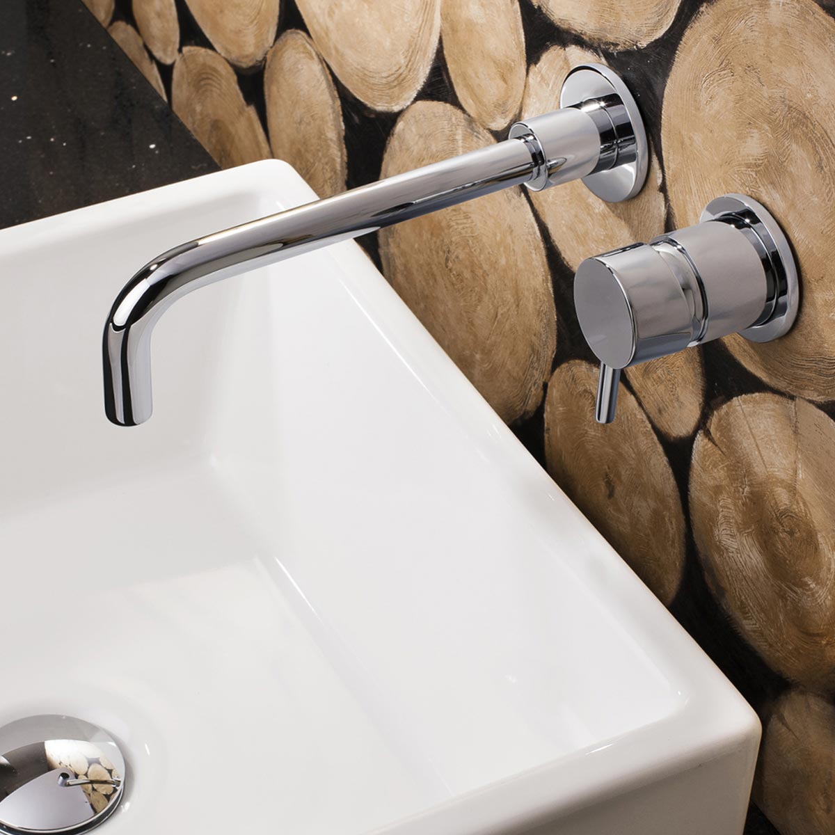 Crosswater MPRO 2 Hole Wall Mounted Basin Mixer Tap