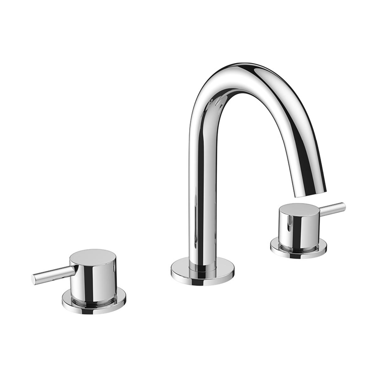 Crosswater MPRO 3 Hole Deck Mounted Basin Mixer Tap