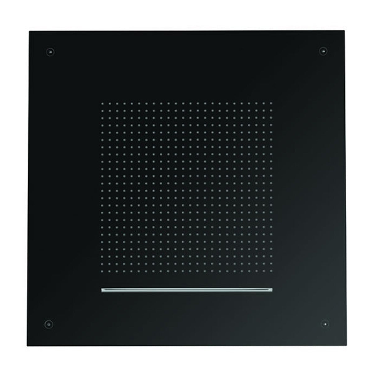 Crosswater Tranquil 500mm Recessed Shower Head Matt Black Under