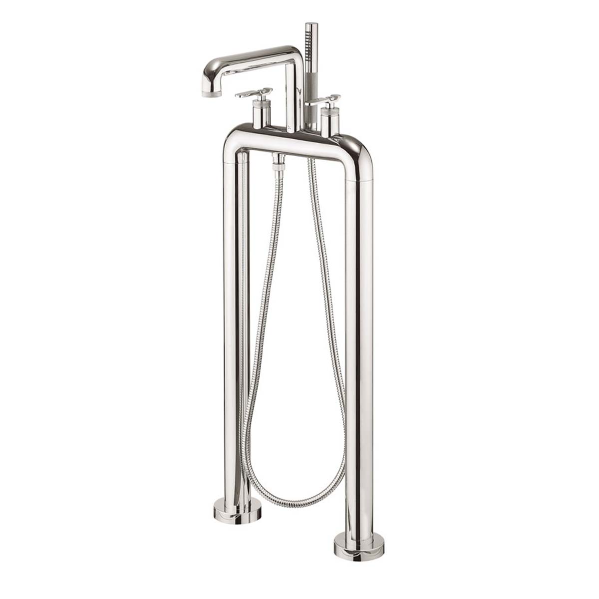 Crosswater Union Bath Shower Mixer With Lever Handles Chrome