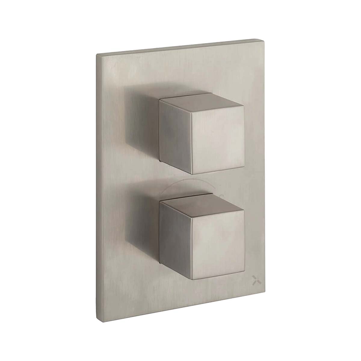 Crosswater Verge Crossbox 2 Outlet Shower Valve Brushed Stainless Steel Effect