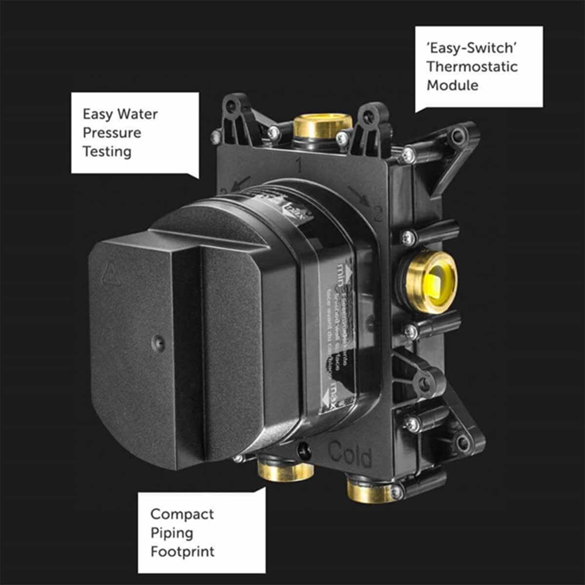 Crosswater Verge Crossbox 2 Outlet Shower Valve first fix