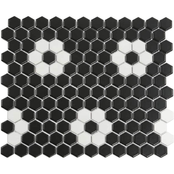 Porcelain hexagon deals tile