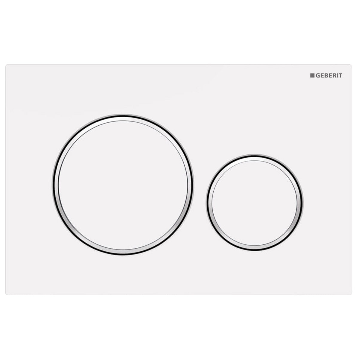 Geberit Sigma20 Dual Flush Plate White Chrome