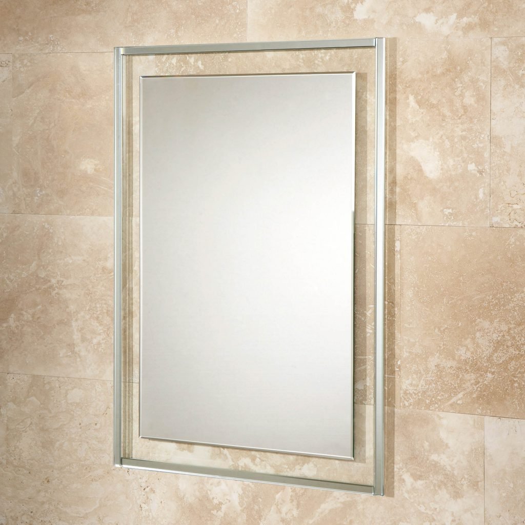 HiB Georgia Framed Rectangular Bathroom Mirror