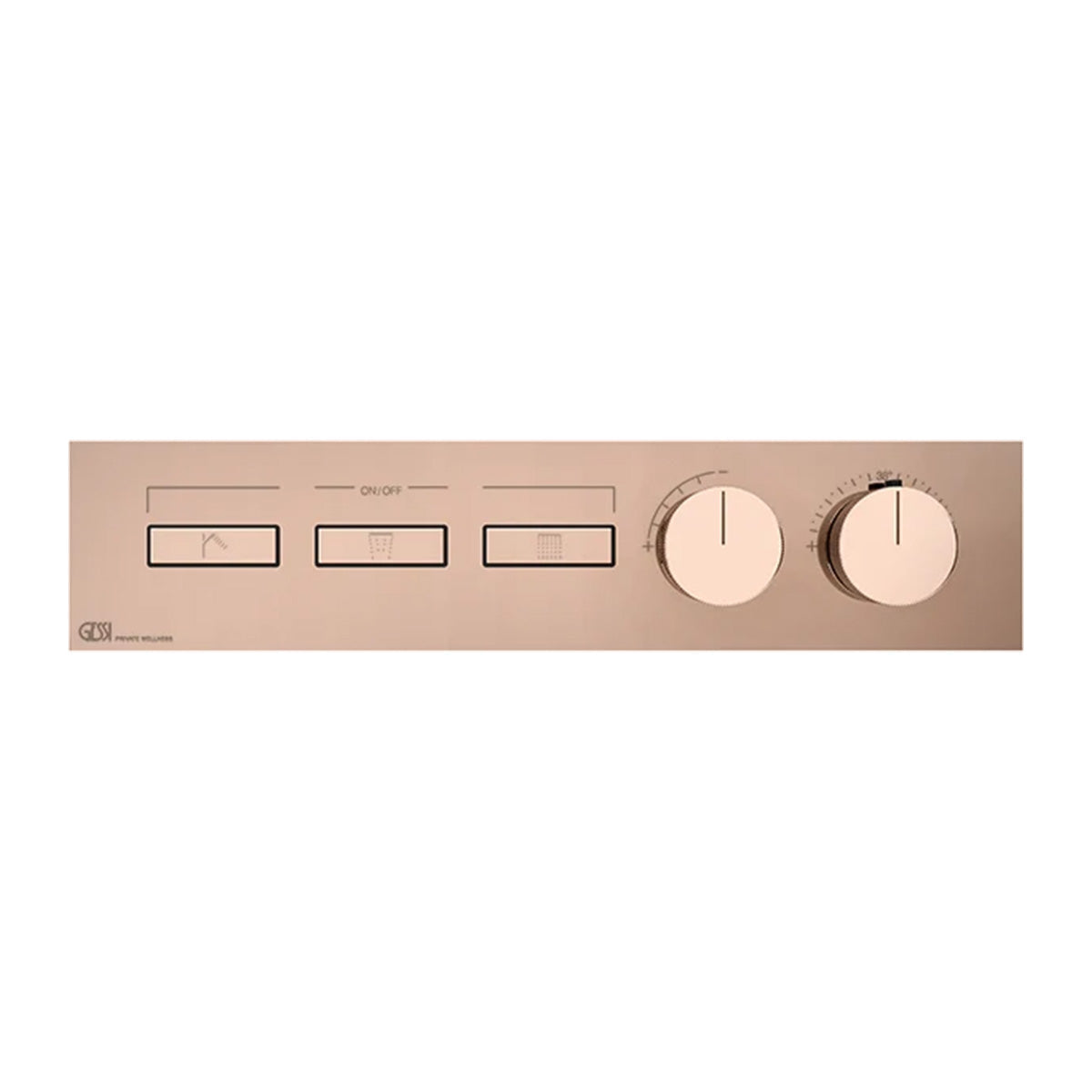 Gessi Hifi linear 3 way shower valve copper