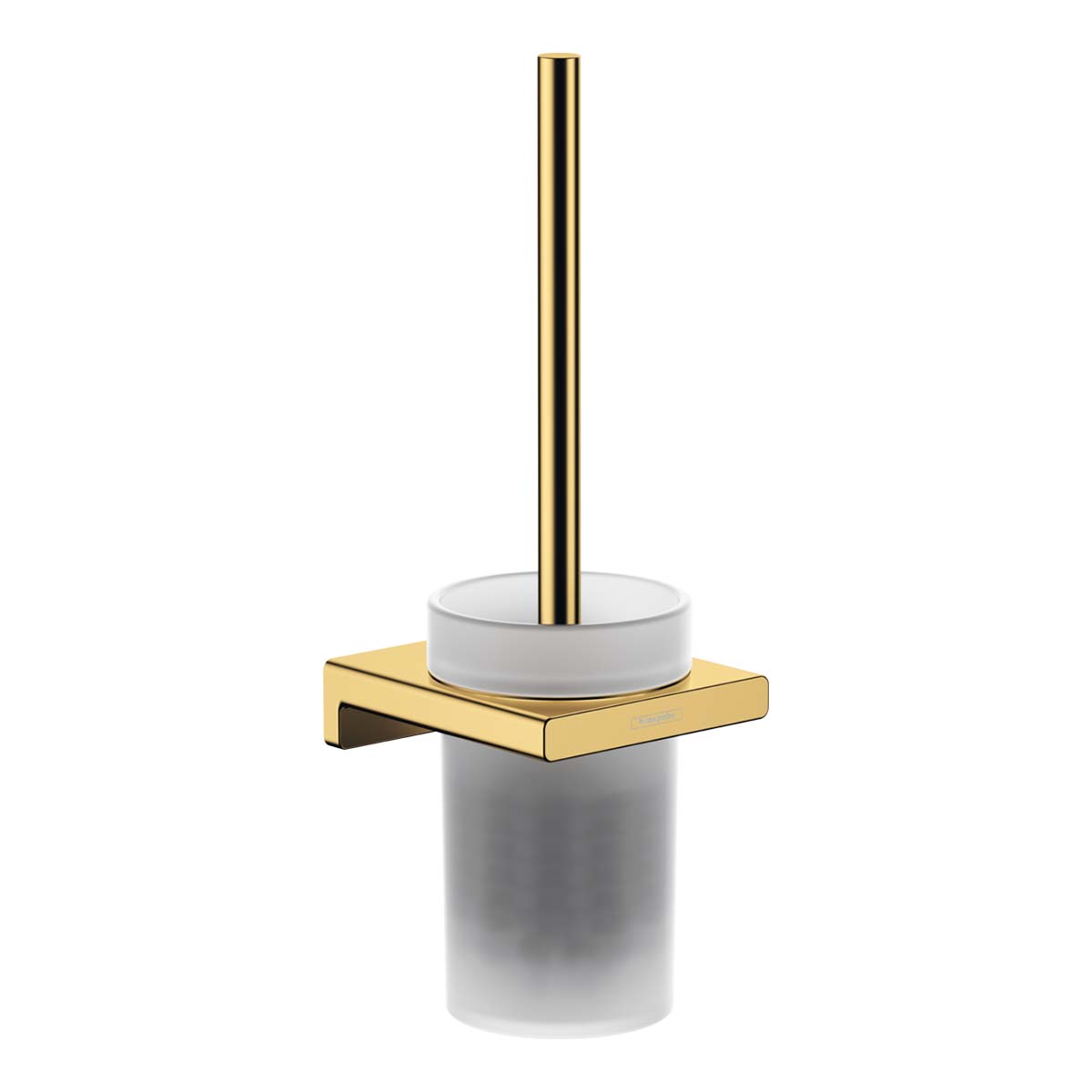 Hansgrohe Addstoris Toilet brush holder wall mounted polished gold optic