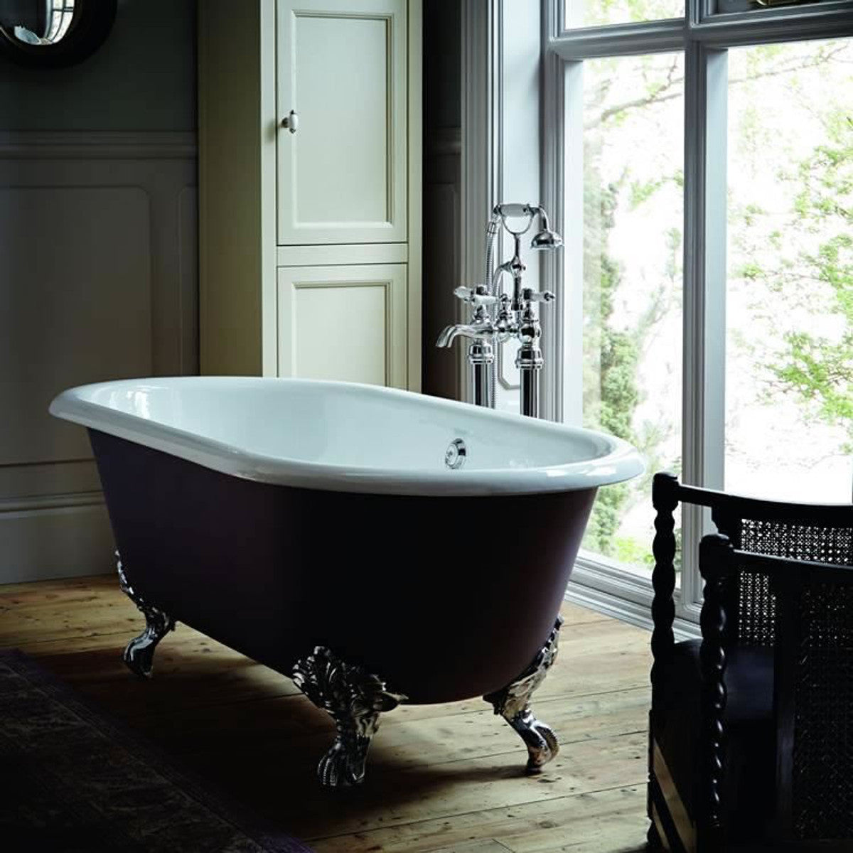 Heritage Buckingham Roll Top Freestanding Cast Iron Double Ended Bath
