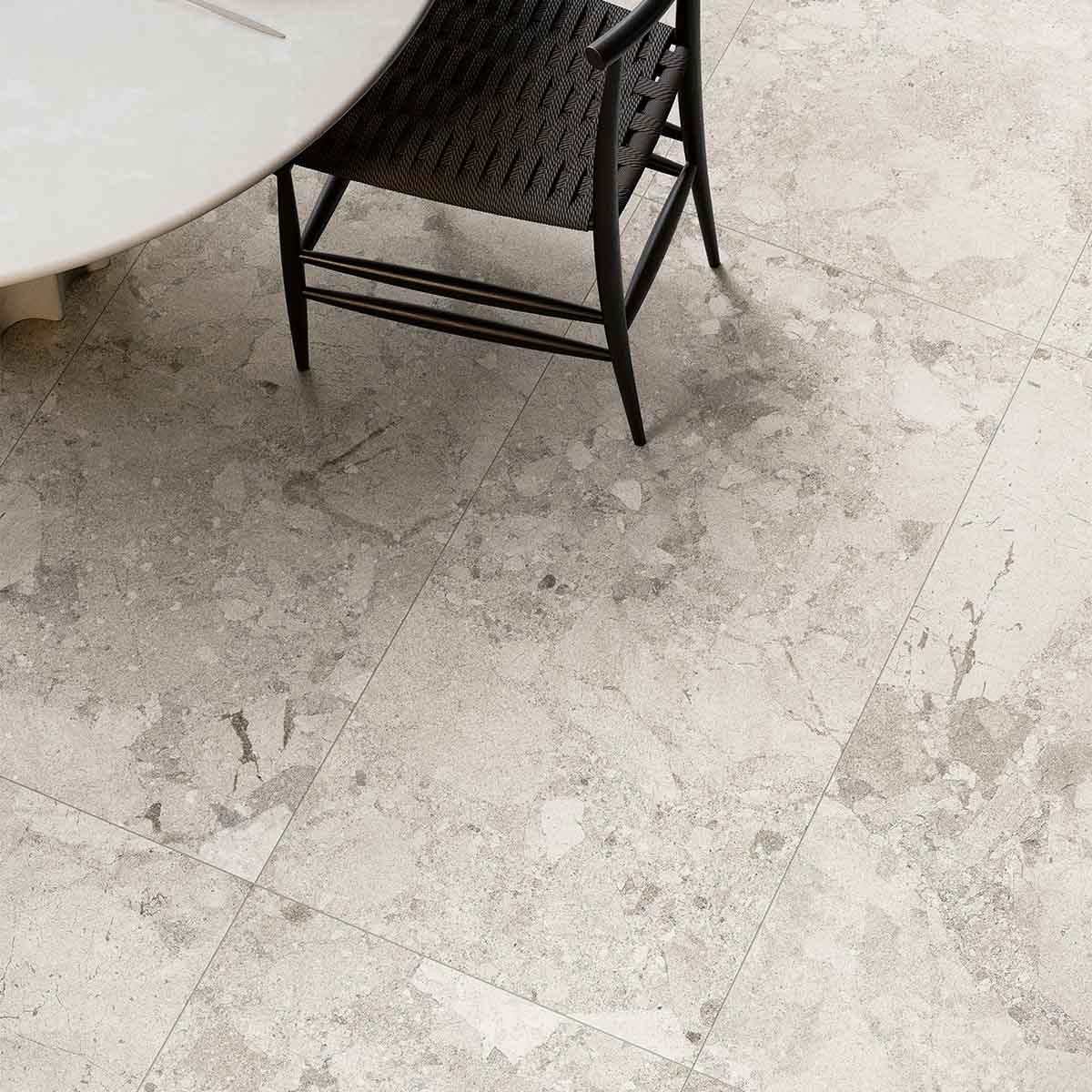 Sassari Bianco Stone Effect Porcelain Tile 60x120cm Matt | Deluxe ...