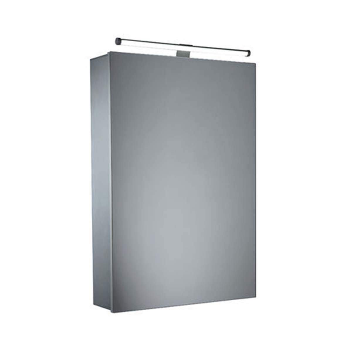 Tavistock Conduct Single Door Mirror Cabinet With LED Lighting