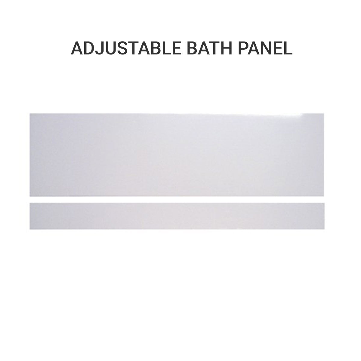 Henley Double Ended Acrylic Bath Round Adjustable Bath Panel
