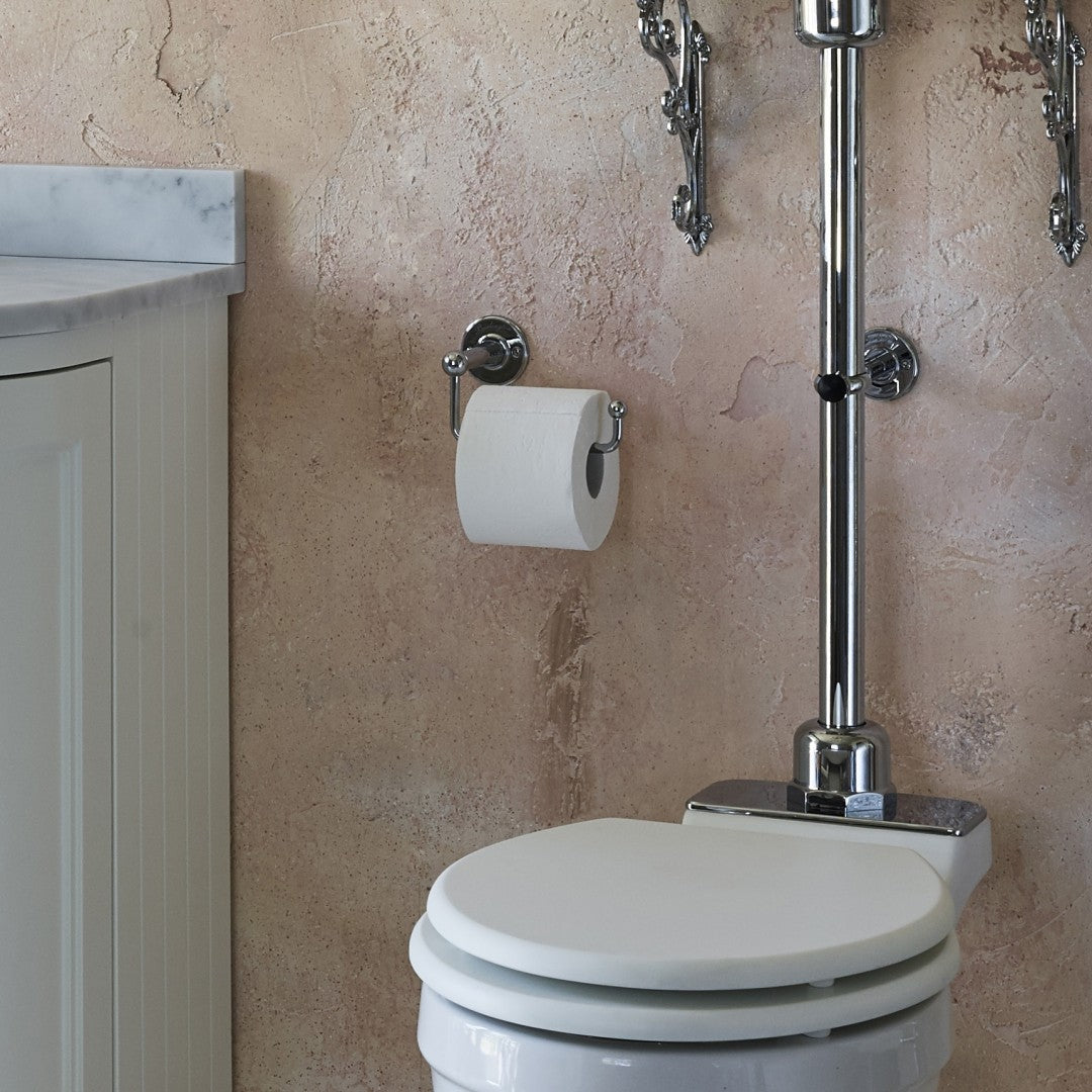 Burlington WC Roll Holder Deluxe Bathrooms Tiling Solutions UK   Burlington 100mm Wc Roll Holder 03 Lifestyle 