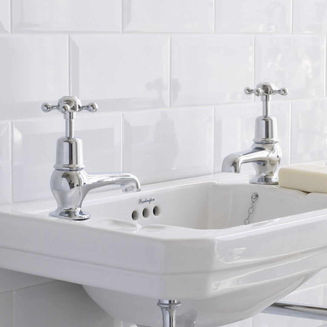 Burlington Claremont 5 Inch Basin Taps Deluxe Bathrooms UK