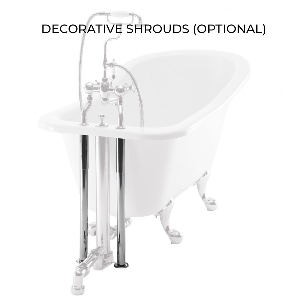decorative shrouds Deluxe Bathrooms UK