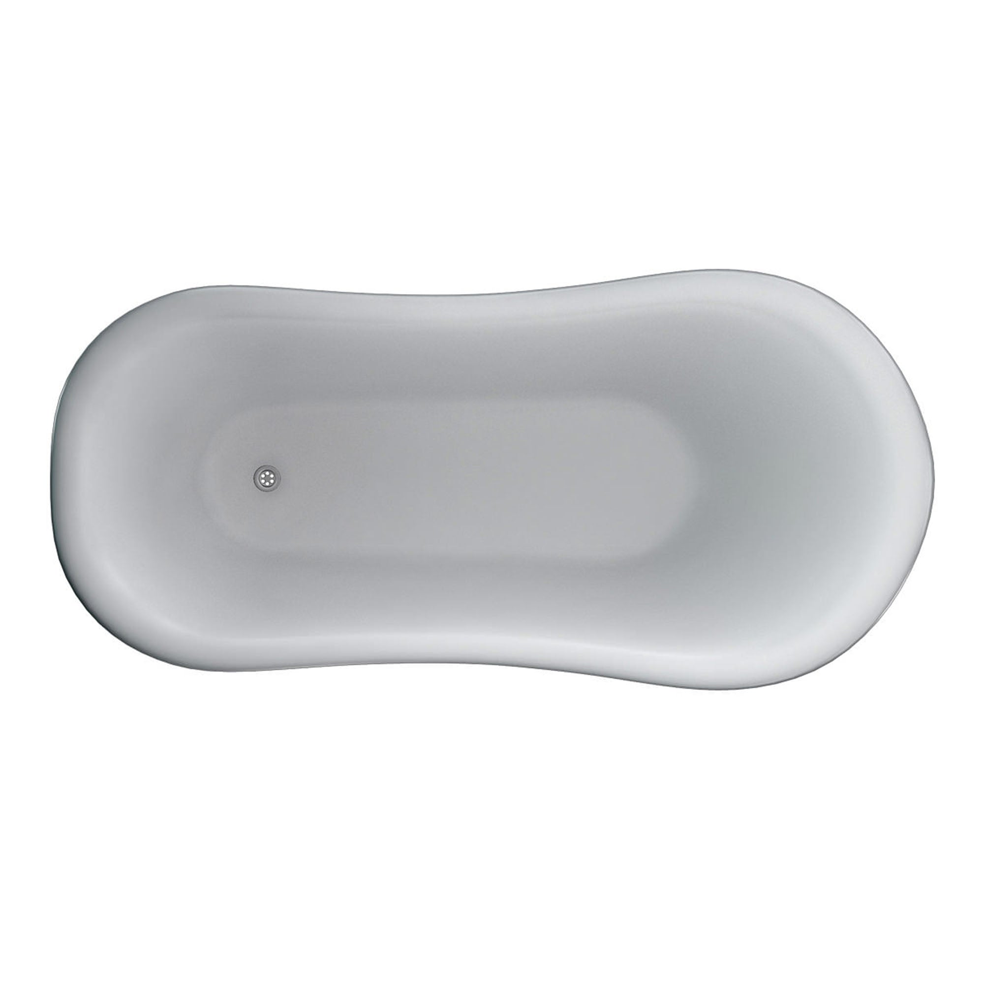 burlington emperor freestanding slipper bath acrylic