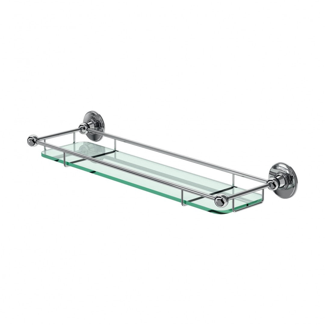 Burlington Glass Shelf With Railing Deluxe Bathrooms UK