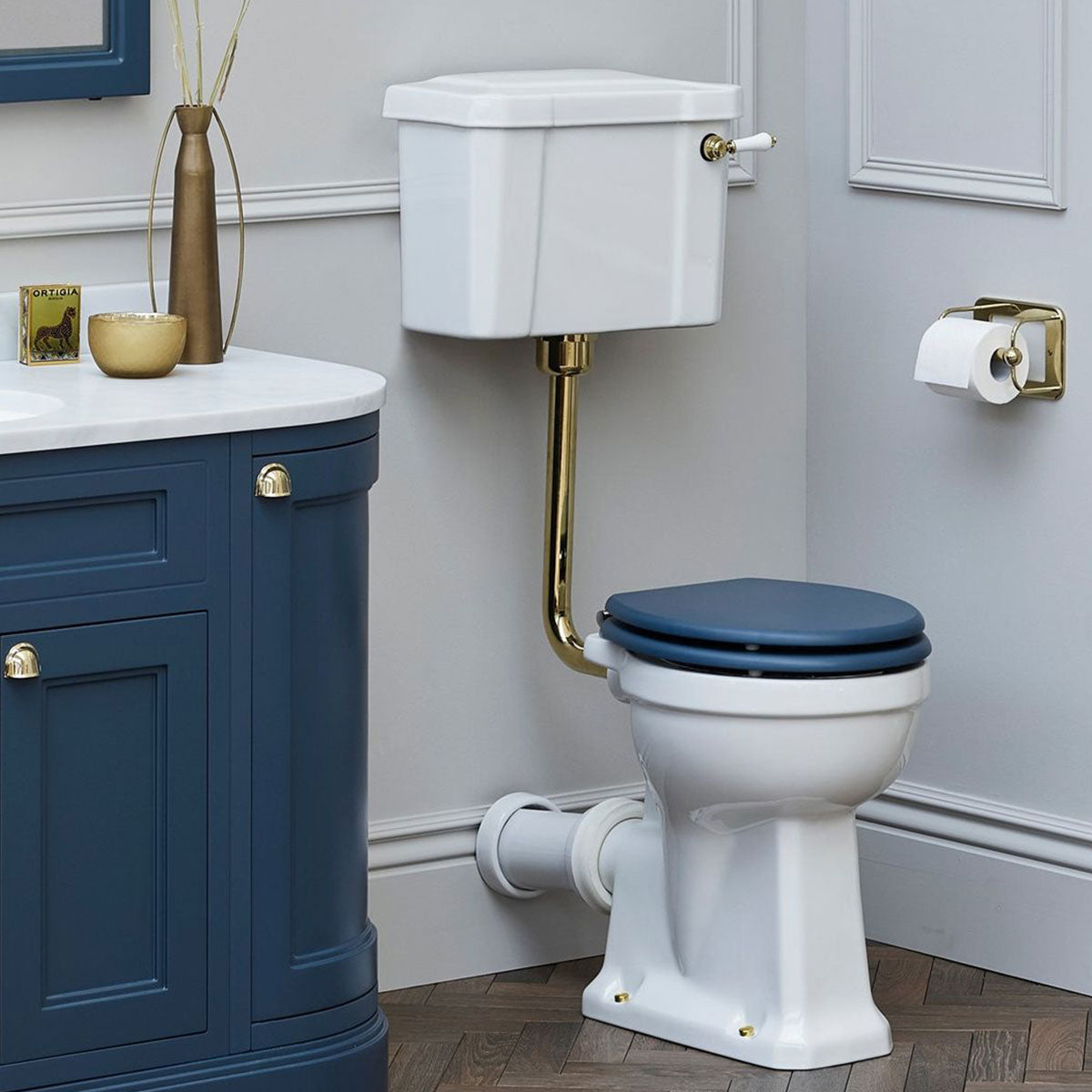 Burlington Standard Low Level Toilet Traditional Deluxe Bathrooms UK