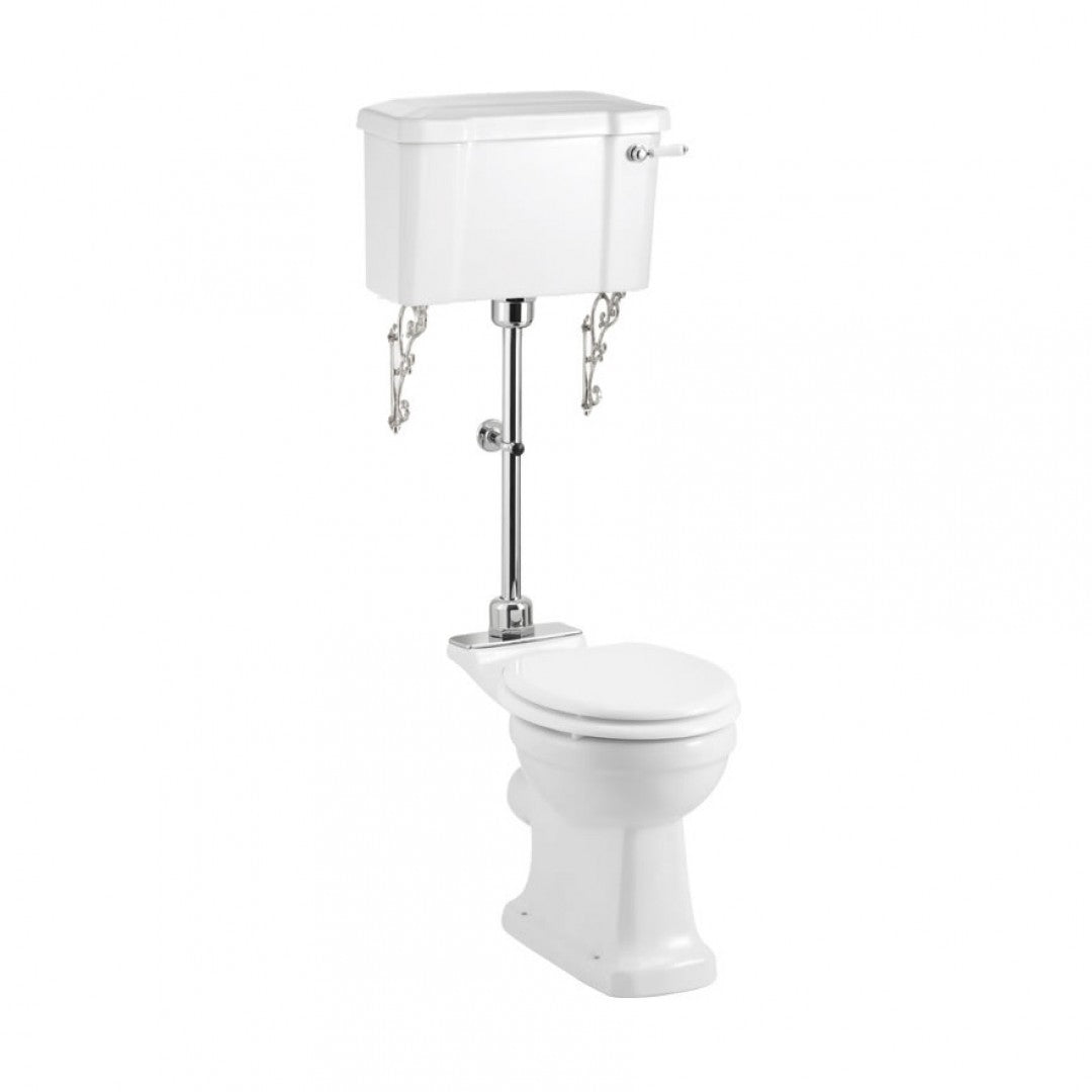 Burlington Regal Medium Level Traditional Toilet Deluxe Bathrooms UK