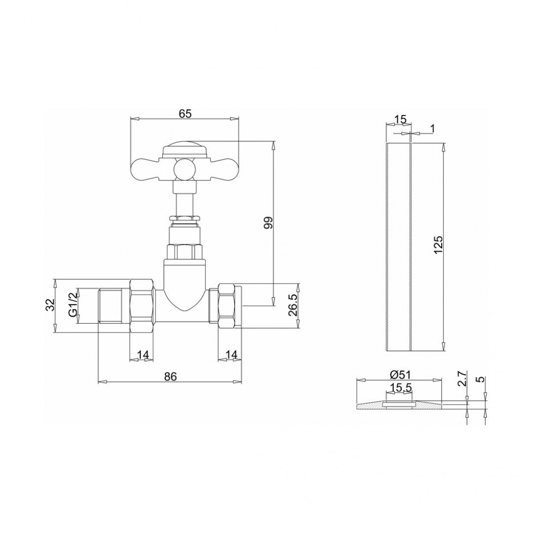 Burlington Trafalgar Traditional Radiator Deluxe Bathrooms Ireland