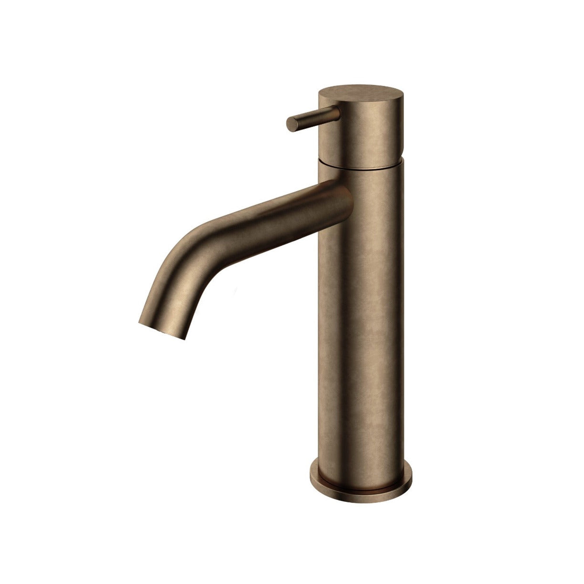 Cobber 216 Tall Basin Mixer Tap Curved Spout Monobloc