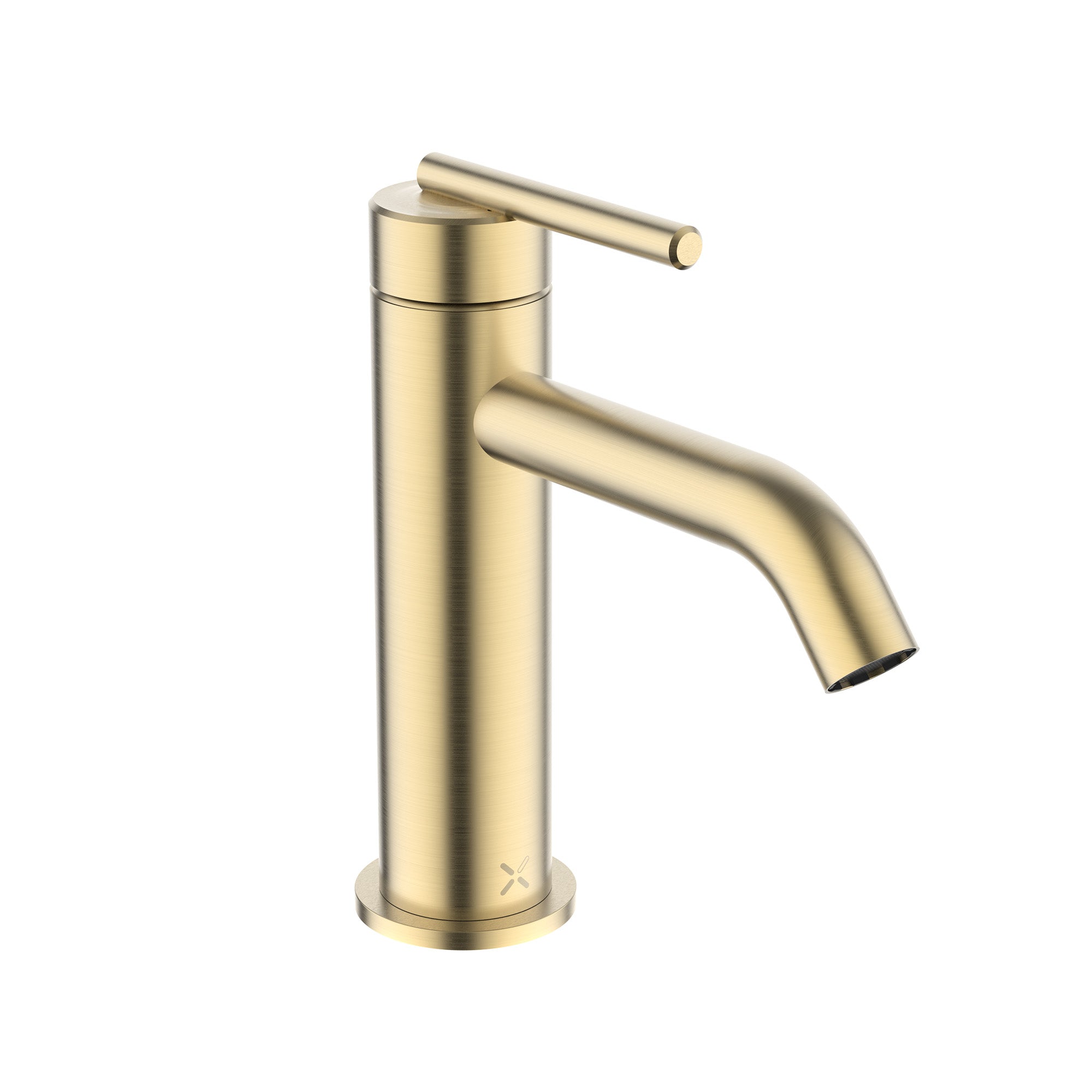 crosswater 3one6 lever basin monobloc tap 316 brushed brass