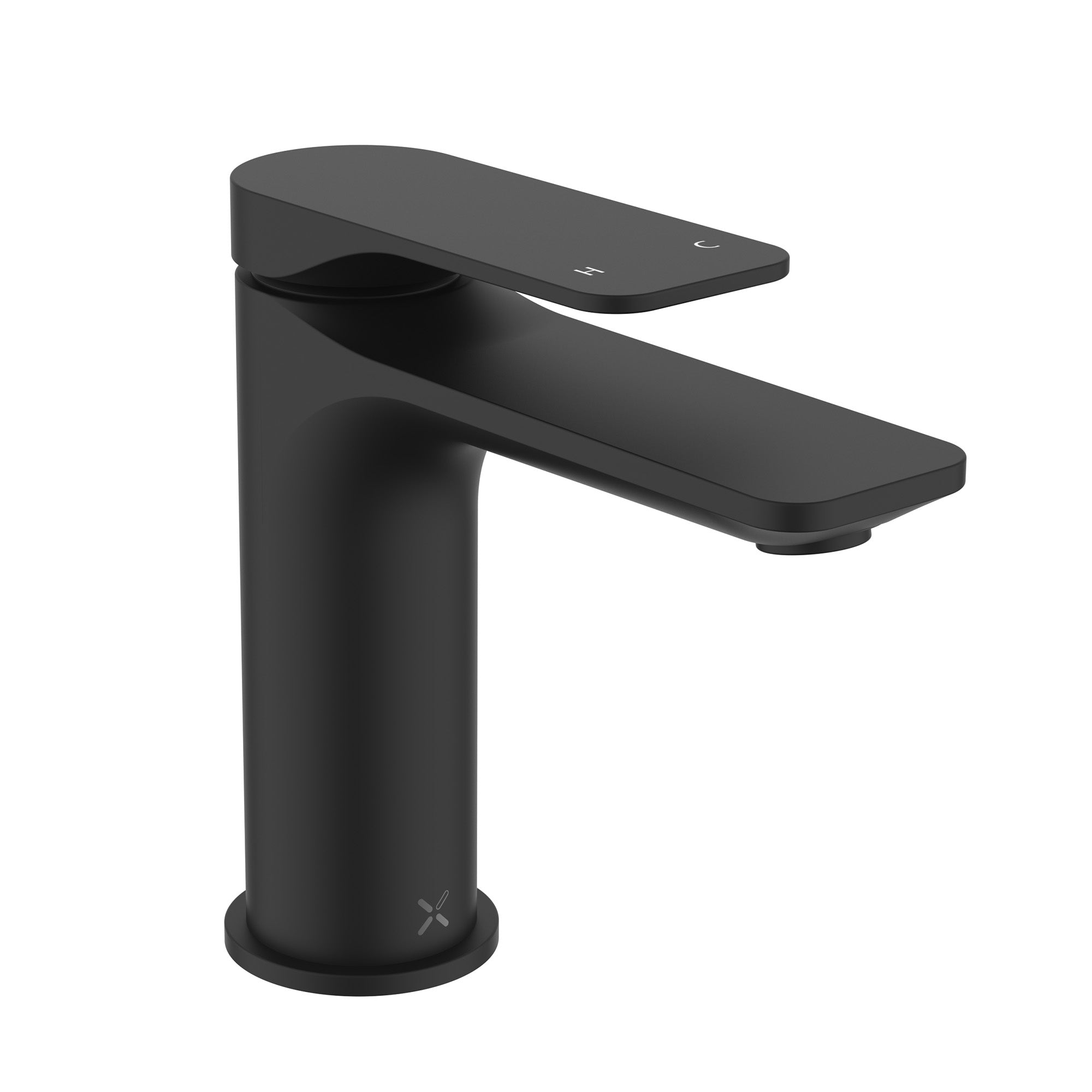 crosswater fuse basin monobloc tap matt black