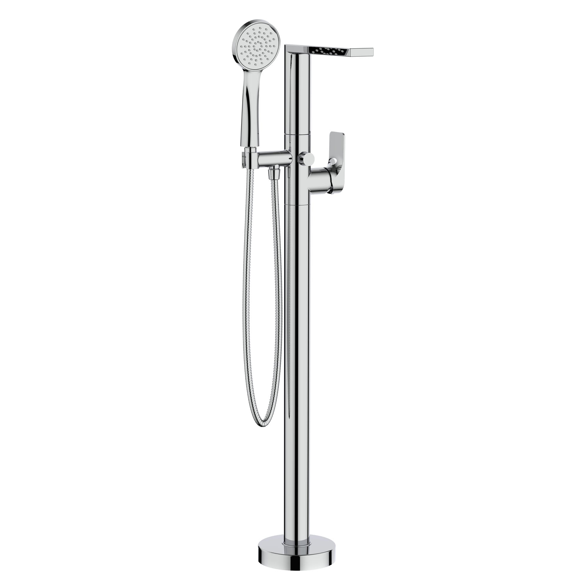 crosswater fuse freestanding bath shower mixer chrome