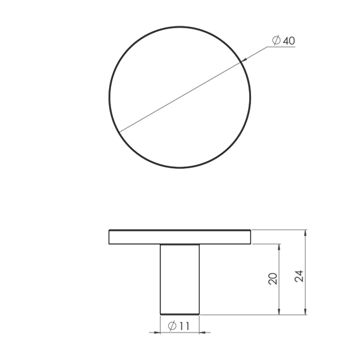 crosswater handle modern dimensions